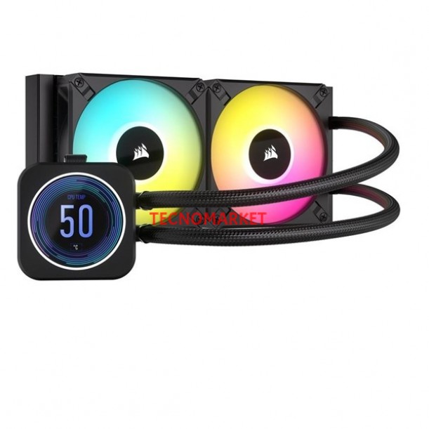 CORSAIR 240MM H100I ELITE LCD XT CW-9060074-WW RGB LCD EKRANLI AM5-1851P SIVI SOĞUTMALI İŞLEMCİ FANI CORSAIR 240MM H100I ELITE LCD XT CW-9060074-WW RGB LCD EKRANLI AM5-1851P SIVI SOĞUTMALI İŞLEMCİ FANI