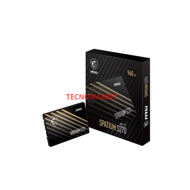 MSI 960GB SPATIUM S270 500-450MB/s SSD SATA-3 DİSK MSI 960GB SPATIUM S270 500-450MB/s SSD SATA-3 DİSK