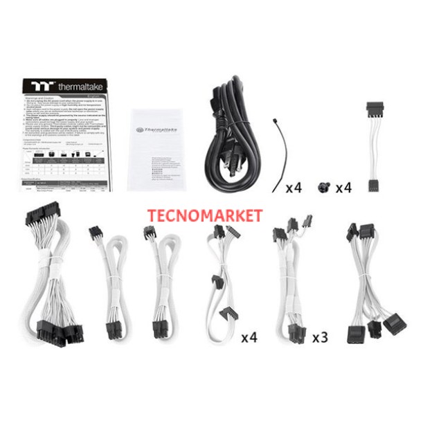 THERMALTAKE 850W 80+ GOLD TOUGHPOWER GF1 PS-TPD-0850FNFAGE-W PCIE 5.0 TAM MODÜLER POWER SUPPLY BEYAZ THERMALTAKE 850W 80+ GOLD TOUGHPOWER GF1 PS-TPD-0850FNFAGE-W PCIE 5.0 TAM MODÜLER POWER SUPPLY BEYAZ