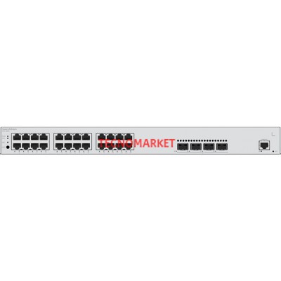 HUAWEI 24port 400W FULL PoE eKIT S310-24P4S GIGABIT 4xGE SFP Yönetilebilir Switch RackMount