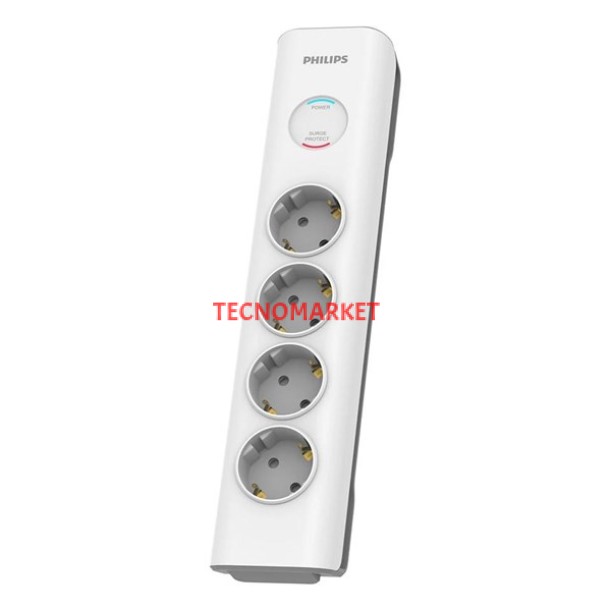 PHILIPS 4-lü SPN7040WA/62 600 Joules Akım Koruma Prizi Beyaz PHILIPS 4-lü SPN7040WA/62 600 Joules Akım Koruma Prizi Beyaz