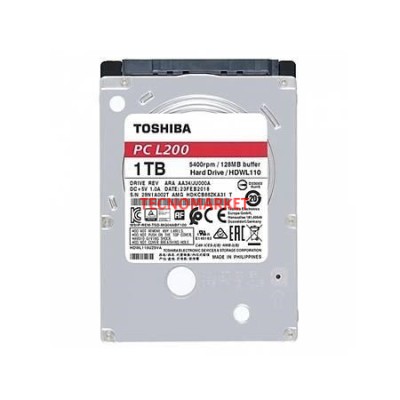 TOSHIBA 1TB 2.5" L200 HDWL110USVA 128MB 5400RPM NOTEBOOK DİSKİ