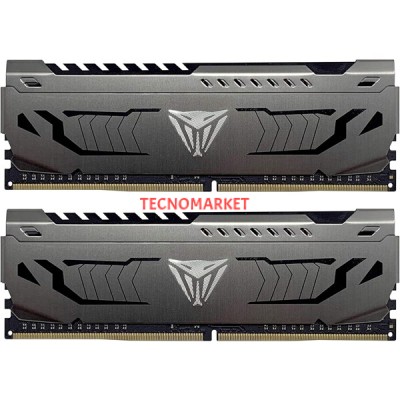 PATRIOT 32GB (2X 16GB) DDR4 3200MHZ CL16 DUAL KIT PC RAM VIPER STEEL PVS432G320C6K
