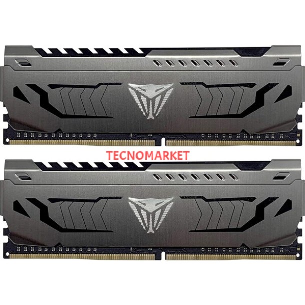PATRIOT 32GB (2X 16GB) DDR4 3200MHZ CL16 DUAL KIT PC RAM VIPER STEEL PVS432G320C6K