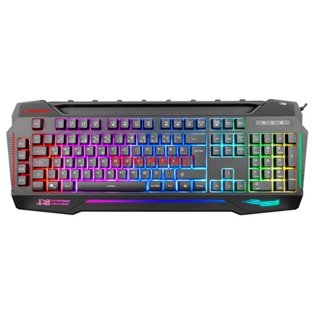 Rampage KB-R63 STAGE Siyah 4 Makro Fonksiyon Sese Duyarlı Işıklı Rainbow Q USB Ses Mik Çıkışlı Oyuncu Klavyesi Rampage KB-R63 STAGE Siyah 4 Makro Fonksiyon Sese Duyarlı Işıklı Rainbow Q USB Ses Mik Çıkışlı Oyuncu Klavyesi