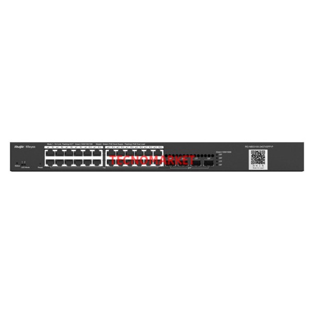 RUIJIE 24port REYEE RG-NBS3100-24GT4SFP-P GIGABIT 4-SFP 370W YÖNETİLEBİLİR POE SWITCH RUIJIE 24port REYEE RG-NBS3100-24GT4SFP-P GIGABIT 4-SFP 370W YÖNETİLEBİLİR POE SWITCH