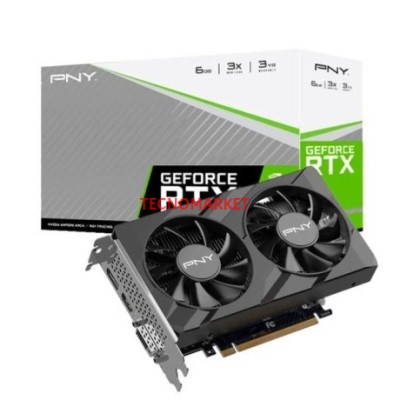 PNY 6GB RTX3050 VCG30506DFXPB1 GDDR6 96bit HDMI-DP PCIE 4.0