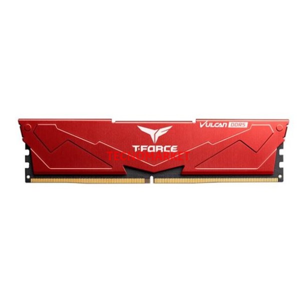 TEAM 16GB DDR5 6000MHZ CL38 PC RAM T-FORCE VULCAN RED FLRD516G6000HC38G01 TEAM 16GB DDR5 6000MHZ CL38 PC RAM T-FORCE VULCAN RED FLRD516G6000HC38G01