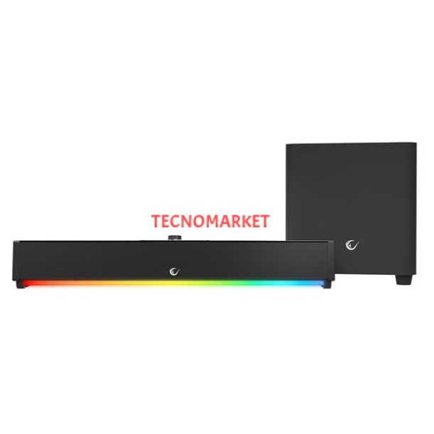 RAMPAGE RM-1 SoundWave Plus Siyah 2X15W + 34W 16V/4.06A BT+USB+AUX+TF Kartlı Gaming Soundbar Speaker RAMPAGE RM-1 SoundWave Plus Siyah 2X15W + 34W 16V/4.06A BT+USB+AUX+TF Kartlı Gaming Soundbar Speaker