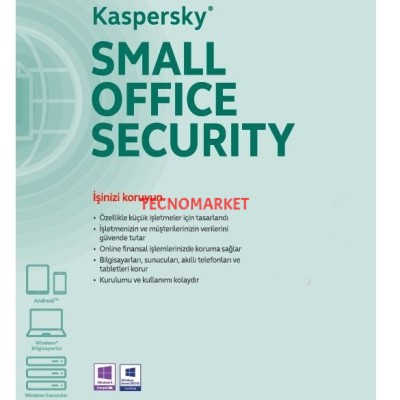 KASPERSKY Small Office Security 3yıl 1server + 5kullanıcı + 5 mobil cihaz