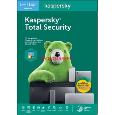 KASPERSKY Total Security Trk Kutu 1yıl 1kullanıcı