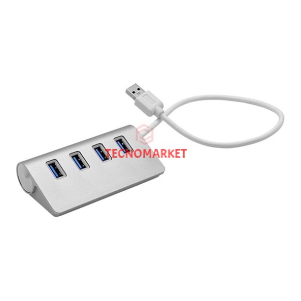 FRISBY FA-7660US 4port USB 3.0 Gümüş USB Çoklayıcı Hub Alüminyum FRISBY FA-7660US 4port USB 3.0 Gümüş USB Çoklayıcı Hub Alüminyum