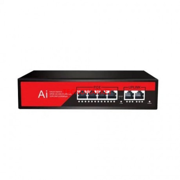 EZCOOL 4port EZ-04PSF-FG GIGABIT 2-UPLINK 65W POE YÖNETİLEMEZ SWITCH EZCOOL 4port EZ-04PSF-FG GIGABIT 2-UPLINK 65W POE YÖNETİLEMEZ SWITCH