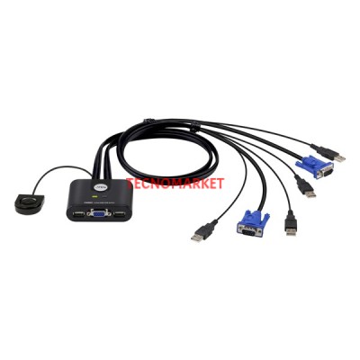 ATEN CS22U 2-Port USB VGA KVM Switch