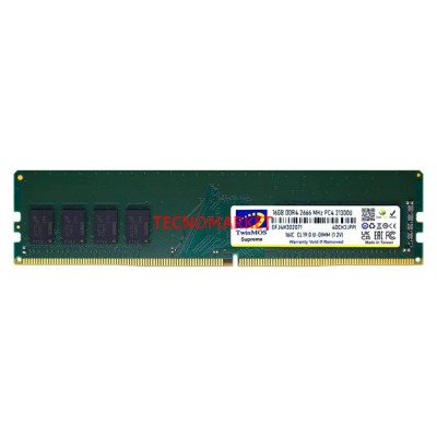 TWINMOS 16GB DDR4 2666MHZ PC RAM VALUE MDD416GB2666DWO