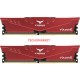 TEAM 32GB (2X 16GB) DDR4 3200MHZ CL16 DUAL KIT PC RAM T-FORCE VULCAN Z RED TLZRD432G3200HC16FDC01 TEAM 32GB (2X 16GB) DDR4 3200MHZ CL16 DUAL KIT PC RAM T-FORCE VULCAN Z RED TLZRD432G3200HC16FDC01
