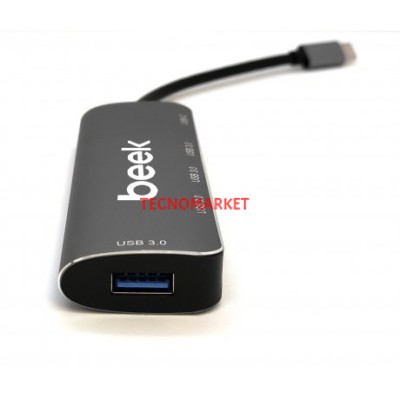 BEEK 4port BA-USB-HB3C-4A1C TYPE-C USB ÇOKLAYICI