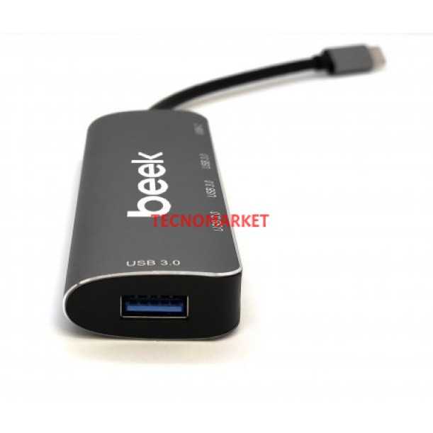 BEEK 4port BA-USB-HB3C-4A1C TYPE-C USB ÇOKLAYICI BEEK 4port BA-USB-HB3C-4A1C TYPE-C USB ÇOKLAYICI