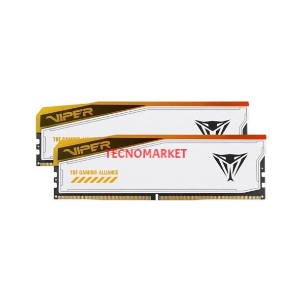 PATRIOT 32GB (2X 16GB) DDR5 6600MHZ CL34 RGB DUAL KIT PC RAM VIPER ELITE 5 TUF PVER532G66C34KT PATRIOT 32GB (2X 16GB) DDR5 6600MHZ CL34 RGB DUAL KIT PC RAM VIPER ELITE 5 TUF PVER532G66C34KT