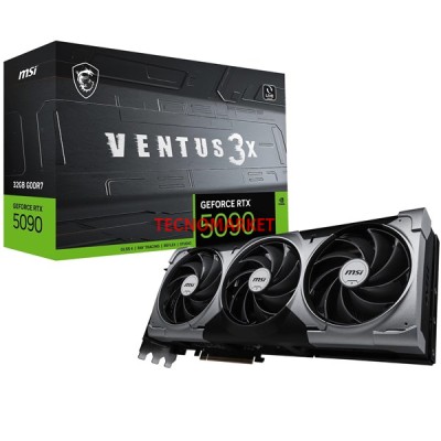 MSI RTX5090 32GB VENTUS 3X 32G GDDR7 512bit HDMI DP PCIe 5.0