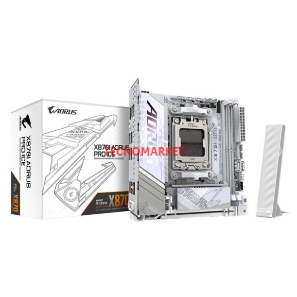 GIGABYTE X870I AORUS PRO ICE WIFI7 DDR5 HDMI-DP USBC PCIE 5.0 AM5 MITX GIGABYTE X870I AORUS PRO ICE WIFI7 DDR5 HDMI-DP USBC PCIE 5.0 AM5 MITX