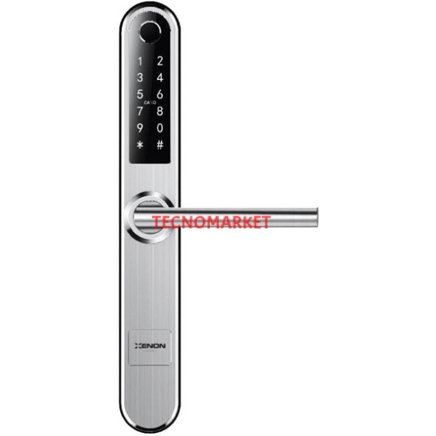 XENON SMART X8057 Akıllı Kapı Kilidi Parmak İzi Şifre Girişli Gümüş XENON SMART X8057 Akıllı Kapı Kilidi Parmak İzi Şifre Girişli Gümüş
