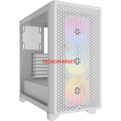 CORSAIR 3000D CC-9011256-WW RGB GAMING MID-TOWER PC KASASI BEYAZ
