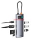 BASEUS STARJOY GRI 7IN1 MULTIFONKSIYONEL HUB ADAPTÖR B00030708811-00 BASEUS STARJOY GRI 7IN1 MULTIFONKSIYONEL HUB ADAPTÖR B00030708811-00