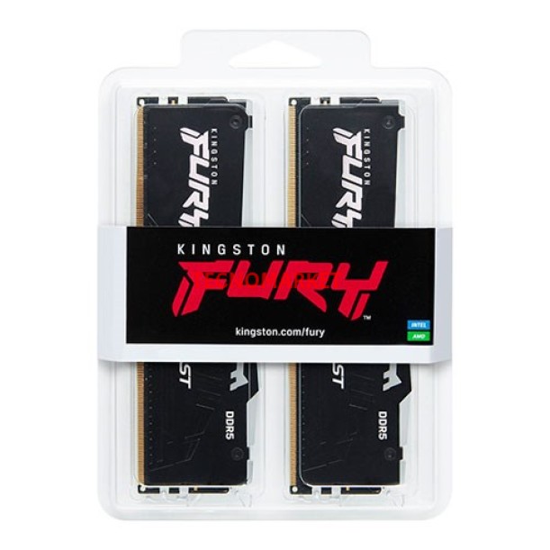 KINGSTON 32GB (2X 16GB) DDR5 5600MHZ CL36 DUAL KIT PC RAM FURY BEAST KF556C36BBEAK2/32 KINGSTON 32GB (2X 16GB) DDR5 5600MHZ CL36 DUAL KIT PC RAM FURY BEAST KF556C36BBEAK2/32