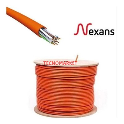 NEXANS CAT6 Utp 23AWG Turuncu 500m Saf Bakır LSZH Kablo LSZH HF