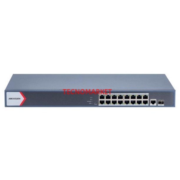 HIKVISION 16port 130w FULL PoE DS-3E1518P-EI/M GIGABIT 1X-UPLINK,1XSFP Yönetilemez Switch Rack Mount HIKVISION 16port 130w FULL PoE DS-3E1518P-EI/M GIGABIT 1X-UPLINK,1XSFP Yönetilemez Switch Rack Mount