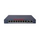 HIKVISION 8port 60w FULL PoE DS-3E1510P-EI/M GIGABIT 2X-UPLINK Yönetilemez Switch