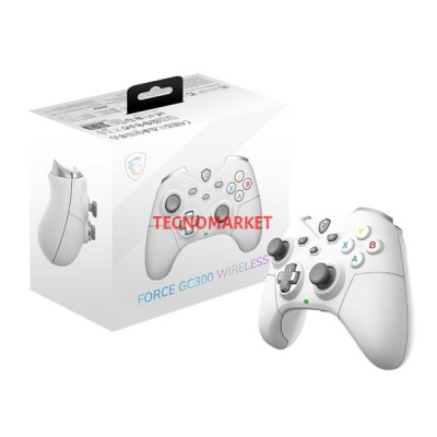 MSI GG FORCE GC300 W Beyaz Oyun Kolu Kablosuz Gamepad