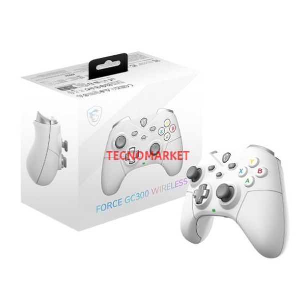 MSI GG FORCE GC300 W Beyaz Oyun Kolu Kablosuz Gamepad