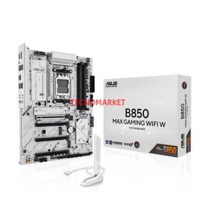 ASUS B850 MAX GAMING WIFI6E W DDR5 HDMI-DP PCIE 5.0 AM5 ATX