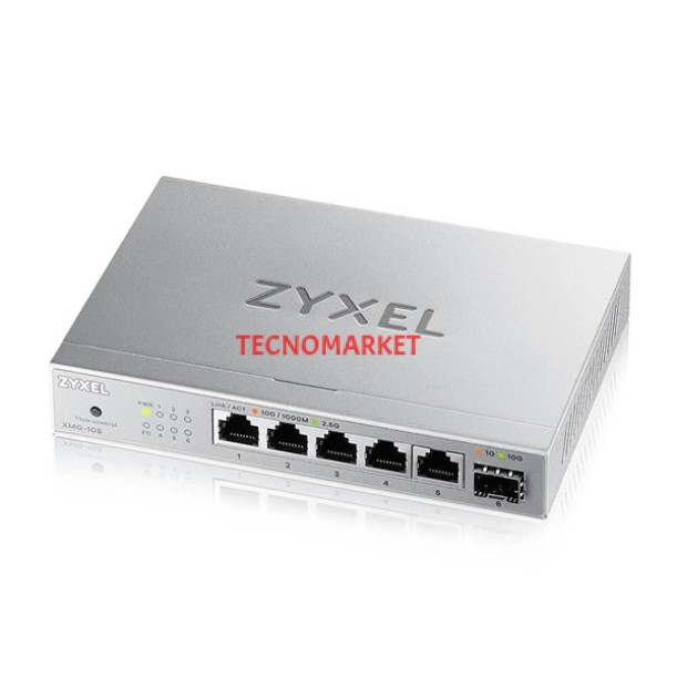 ZYXEL 5port XMG-105 2.5 GIGABIT 1-SFP 10GBE YÖNETİLEMEZ SWITCH ZYXEL 5port XMG-105 2.5 GIGABIT 1-SFP 10GBE YÖNETİLEMEZ SWITCH