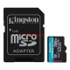 KINGSTON 256GB CANVASGO+ SDCG4/256GB MICRO-SD HAFIZA KARTI