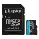 KINGSTON 512GB CANVASGO+ SDCG4/512GB MICRO-SD HAFIZA KARTI KINGSTON 512GB CANVASGO+ SDCG4/512GB MICRO-SD HAFIZA KARTI
