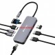 VERBATIM CMH-09 USB-C Pro 9 Bağlantı Noktalı Dock VERBATIM CMH-09 USB-C Pro 9 Bağlantı Noktalı Dock