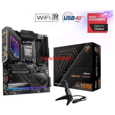ASROCK X870E TAICHII WIFI7 DDR5 HDMI-DP TYPEC PCIE 5.0 AM5 EATX