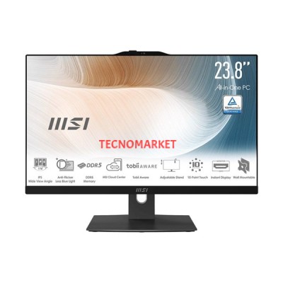 MSI 23.8" DOKUNMATIK MODERN AM242TP 12M-1678XTR CORE i5 1235U-8GB RAM-512GB NVME-FDOS