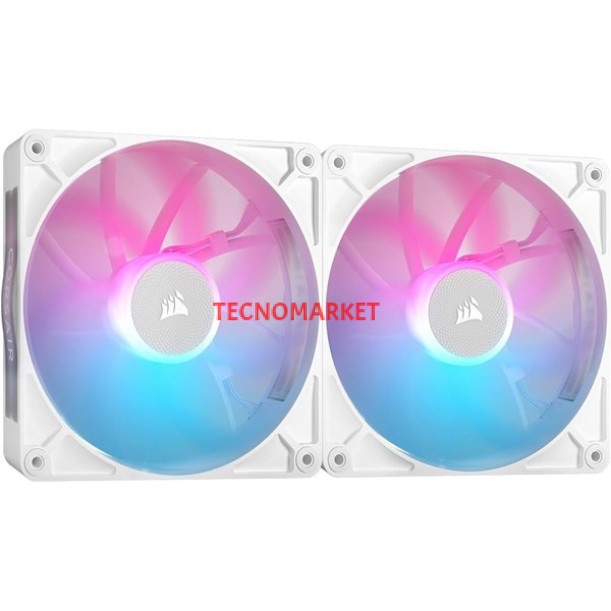CORSAIR QX120 CO-9051024-WW 14CM RGB KASA FANI+HUB KIT BEYAZ 2-li paket CORSAIR QX120 CO-9051024-WW 14CM RGB KASA FANI+HUB KIT BEYAZ 2-li paket
