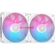 CORSAIR QX120 CO-9051024-WW 14CM RGB KASA FANI+HUB KIT BEYAZ 2-li paket CORSAIR QX120 CO-9051024-WW 14CM RGB KASA FANI+HUB KIT BEYAZ 2-li paket