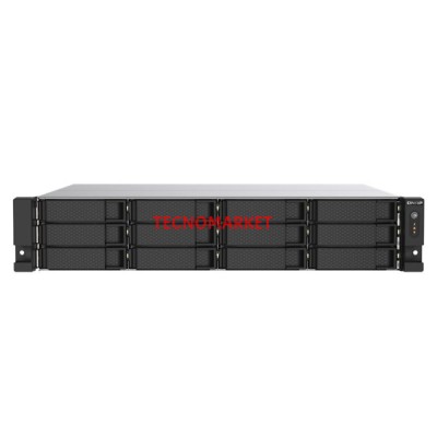 QNAP TS-1273AU-RP-8G RYZEN V1500B-8GB RAM-12-diskli Nas Sunucu(disksiz)