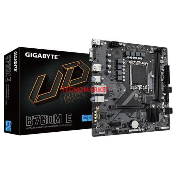 GIGABYTE B760M E DDR5 HDMI-DP PCIE 4.0 1700P mATX GIGABYTE B760M E DDR5 HDMI-DP PCIE 4.0 1700P mATX