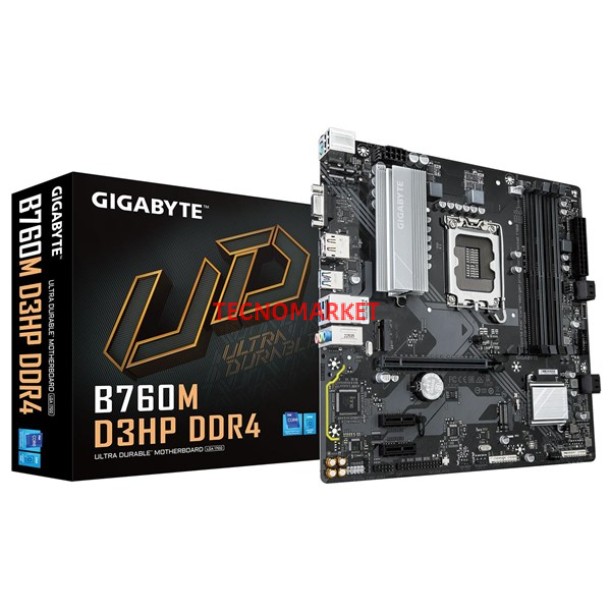 GIGABYTE B760M D3HP DDR4 HDMI-DP PCIE 4.0 1700P mATX GIGABYTE B760M D3HP DDR4 HDMI-DP PCIE 4.0 1700P mATX
