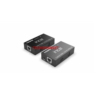 INCA 1port IEX-60 1port HDMI (giriş) 1port Ethernet (Cat6) HDMI Repeater 60metre mesafeye kadar