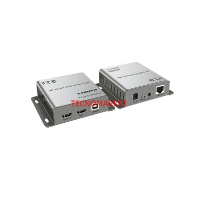 INCA 1port IEX-120 1port HDMI (giriş) 1port Ethernet (Cat6) 4K HDMI Repeater 120metre mesafeye kadar
