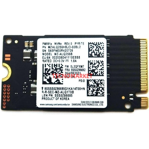 SAMSUNG 512GB MZAL4512HBLU-00BL2 3500- 2500MB/s M2 NVME GEN3 Disk (2242 FORM FACTOR) SAMSUNG 512GB MZAL4512HBLU-00BL2 3500- 2500MB/s M2 NVME GEN3 Disk (2242 FORM FACTOR)