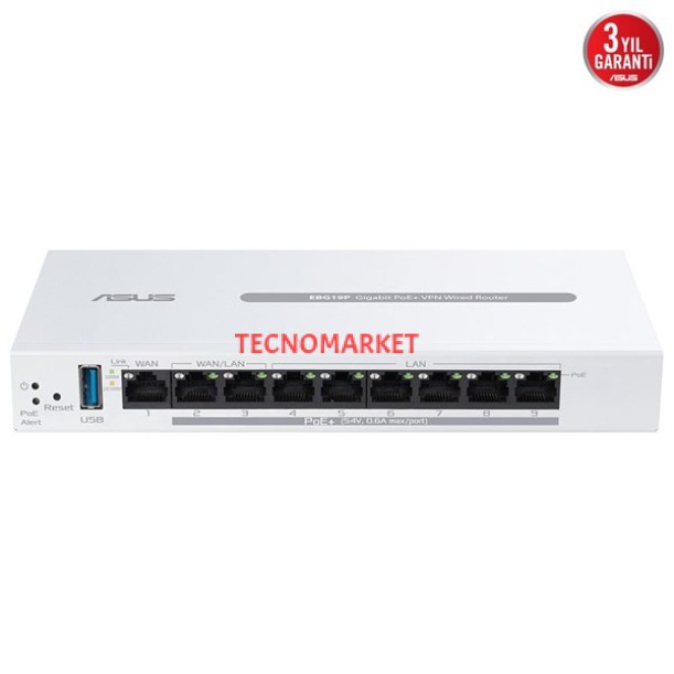 ASUS EXPERTWIFI EBG19P 8port gigabit Router VPN ASUS EXPERTWIFI EBG19P 8port gigabit Router VPN